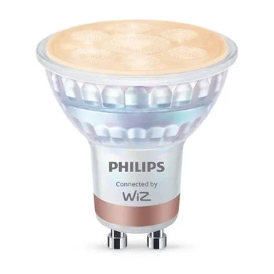 PHILIPS Smart žarulja Wiz, GU10 glass, 50 W ekv., TW, 3 kom