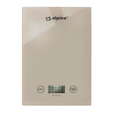 ALPINA Digitalna kuhinjska vaga s funkcijom tare, g, lb, oz, ml