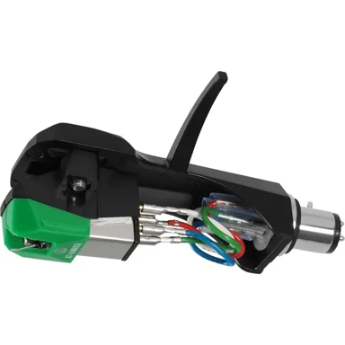 AUDIO-TECHNICA Gramofonska zvučnica AT-VM95E/H, MM, s headshellom, crna zelena