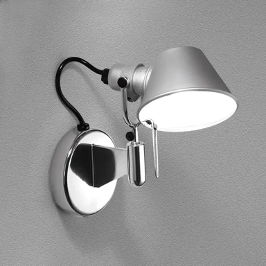 Zidna svjetiljka Tolomeo Micro Faretto LED, 7 W, 648 lm, 3000K, aluminij, bez prekidača