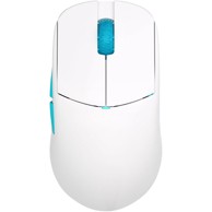 LAMZU Gaming miš Atlantis Mini Pro, bijeli, desna ruka, žični/bežični, optički, 26000 DPI, Huano Blue Pink Dot prekidači