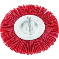 LUX TOOLS Četka za bušilicu disk četka najlon crvena 100 mm