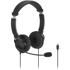 KENSINGTON Slušalice K97464WW, naglavne, žične, USB-C, za pozive i glazbu, crna