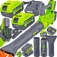 MAJSTER POLSKA Puhač lišća bežični set 21V 2×4Ah, do 330 km/h Agreno