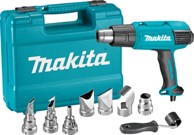 MAKITA Pištolj vrućeg zraka HG6531CK 2000W 50–550°C set