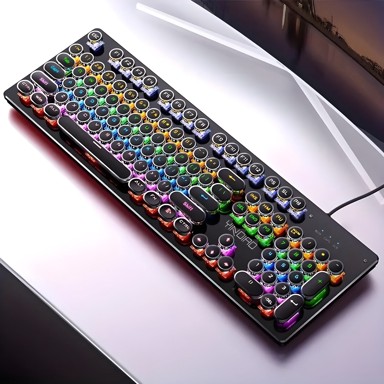 SUMMONER Gaming tipkovnica ZK-4, USB, QWERTY raspored, LED osvjetljenje, crna