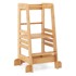 COSTWAY Montessori kuhinjski stalak, sigurnosna ograda, prirodni