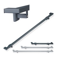 NORTHIX Zidni aluminijski rukohvat za stepenice i vlažne prostore, 100 cm