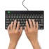 R-GO TOOLS Ergonomska tipkovnica R-Go Compact Break, žičana, QWERTY UK, crna