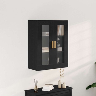 Zidni kabinet 69,5x34x90 cm, crni hrast  