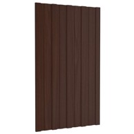 Krovni panel, 36 kom, 80 x 45 cm, smeđi
