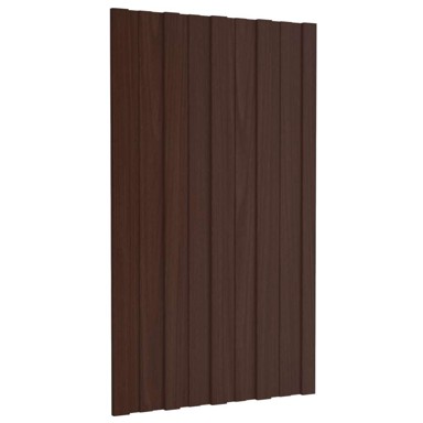 Krovni panel, 36 kom, 80 x 45 cm, smeđi