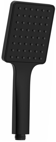 SAPHO Ručni tuš, ABS, silikonske mlaznice, 245 mm, mat crna