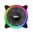 DARKFLASH Računalni ventilator set DR12 Pro 3u1, ARGB, 120x120, crni