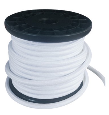 Dekorativna špaga kabel Fabric, 2x0.75mm2, 10m, crna