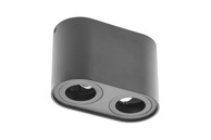 GTV Nadgradna stropna armatura Sensa Mini, GU10, crna