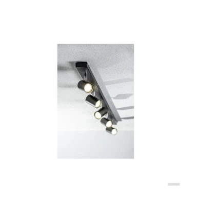 GTV Stropna lampa Veneto, 5xGU10, 230V, IP20, crna