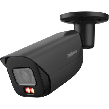 DAHUA Kamera IPC-HFW3849E-AS-IL-0280B, 8MP, Dual Light, Bullet, 2.8 mm, AI SSA, SMD 4.0, Quick Pick, IP67, crna