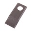 WARYŃSKI Nož kosilice 1101701015322, zakrivljeni, otvor 19 mm, 94 x 40 x 3 mm, 25 kom