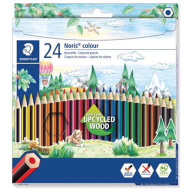STAEDTLER Drvene boje 185 C24, Noris Colour, 24 boje, blister pakiranje