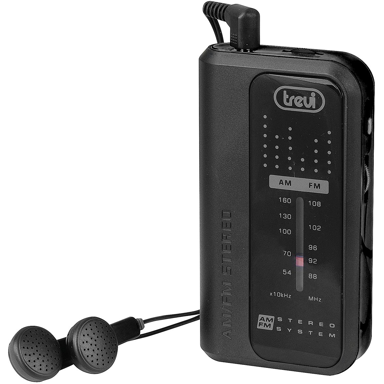 TREVI Prijenosni radio RA 738 FM, crni