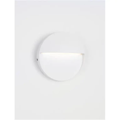 TOBY Vanjska zidna LED svjetiljka NL9030814, 3W, 147 lm, IP54, 3000 K, bijela