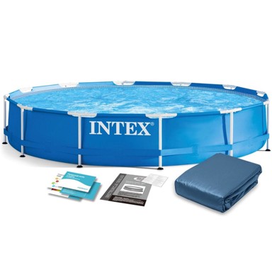 INTEX Montažni bazen 366 x 76 cm, set 6-u-1, 28210