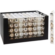 Božićna kuglica set 9x60 mm, zlatna