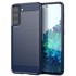 HURTEL Maskica Carbon Case za Samsung Galaxy S21 5G, plava