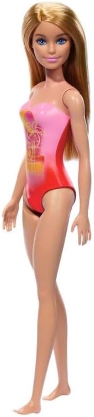 MATTEL Lutka u kupaćem kostimu Barbie za plažu HPV19