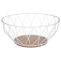 JJA-SA Višenamjenska košarica Diamond 28 x 11.5 cm, bijela