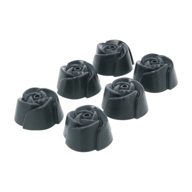 BLOMSTERBERGS Silikonski kalupi za pečenje Rose za muffine, set 6 kom, ø 7 cm