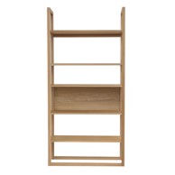 WOODMAN Biblioteka u dekoru hrasta u prirodnoj boji 90x185 cm Newest 