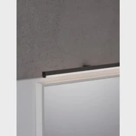NOVA LUCE Glim kupaonska lampa led 18w/3000k/1922lm/ip44/crna nl787015