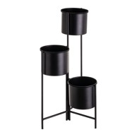 CASA SELECCIÓN Metalni stalak za tegle za cvijeće (visina 65 cm), metal, prirodna