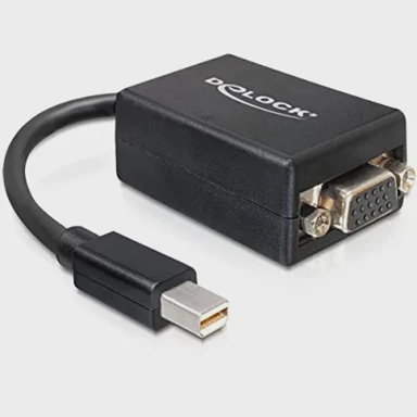 DELOCK Adapter DisplayPort mini na VGA 15P, crni