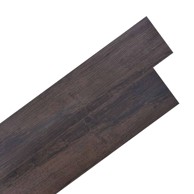 Samoljepljive PVC podne daske 30,5 x 61 cm, tamnosmeđe, 28 kom