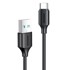 JOYROOM USB kabel, tip C, 3A, 0.25m, crni