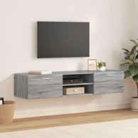 TV ormarić, 150 x 39 x 30 cm, konstruirano drvo, sivi hrast sonoma