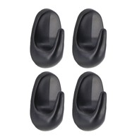 TENDANCE Kupaonski dodatak KUKICA 4/1, 3M, crna