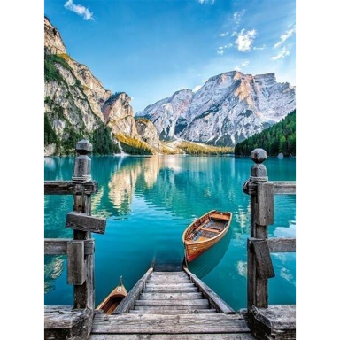 CLEMENTONI Slagalica High Quality Collection Braies Lake, pejzaž, 500 komada