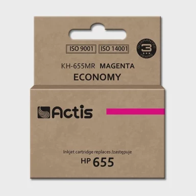 ACTIS Tinta za pisač KH-655MR, zamjena za HP 655 CZ111AE, standardna, 12 ml, magenta