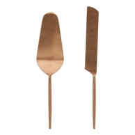 KAVE HOME Set za serviranje torte 2 kom od nehrđajućeg čelika Kelda