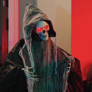 Halloween Grim Reaper ukras, crni, 60 x 60 x 155 cm