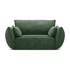 MAZZINI SOFAS Tamnozelena stolica Vanda, 128x110x85 cm