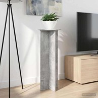Stalak za biljke, 2 kom, betonsko siva, Ø40 x 100 cm