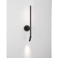 Zidna lampa Handy, LED, 9 W, 3000 K, 520 lm, IP20, crna