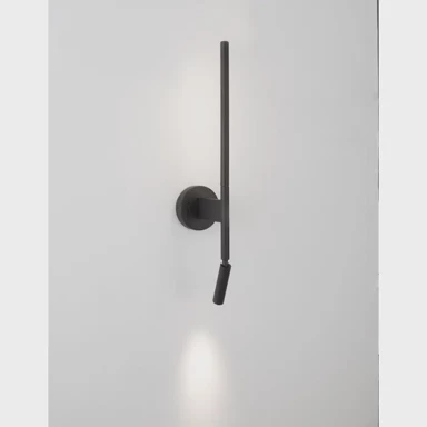Zidna lampa Handy, LED, 9 W, 3000 K, 520 lm, IP20, crna