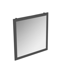 AQUAART Ogledalo Eternity 80, grafit supermat