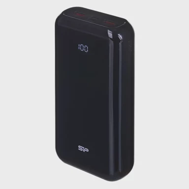 SILICON POWER Powerbank prijenosni punjač QS28, 20000 mAh, crni
